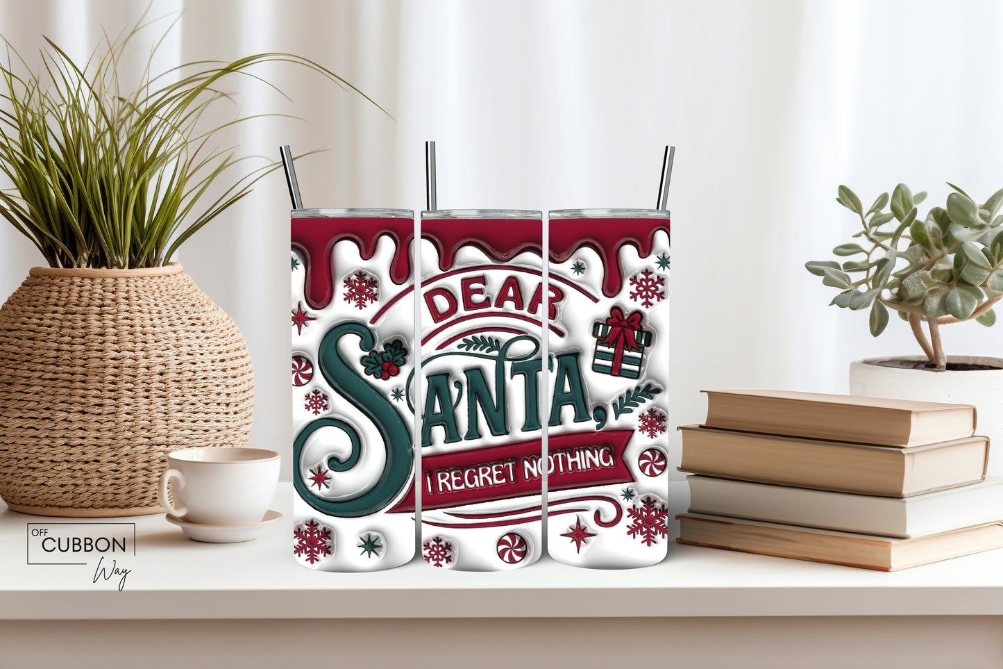 Dear Santa I Regret Nothing Tumbler