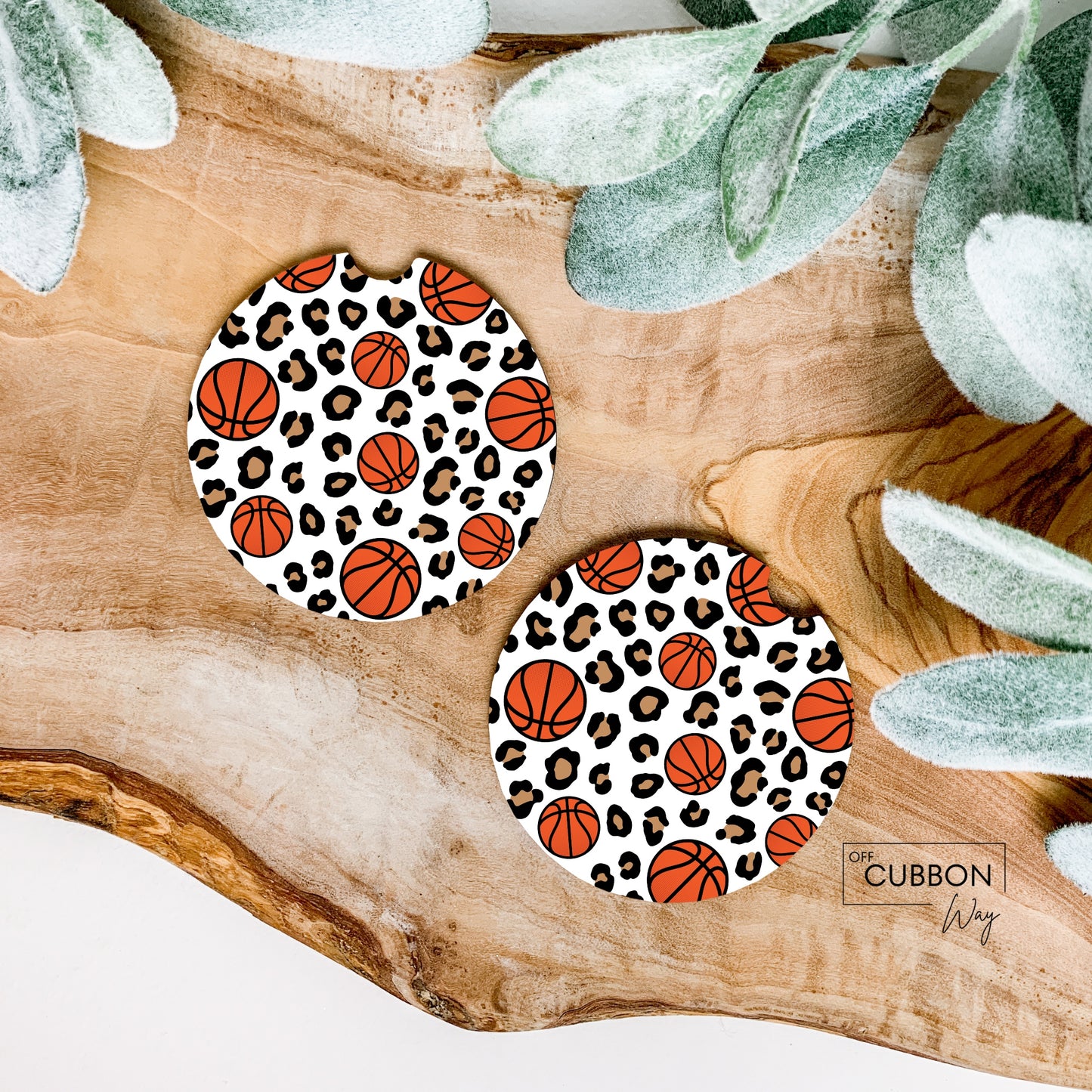 Basketball Cheetah Car Coaster