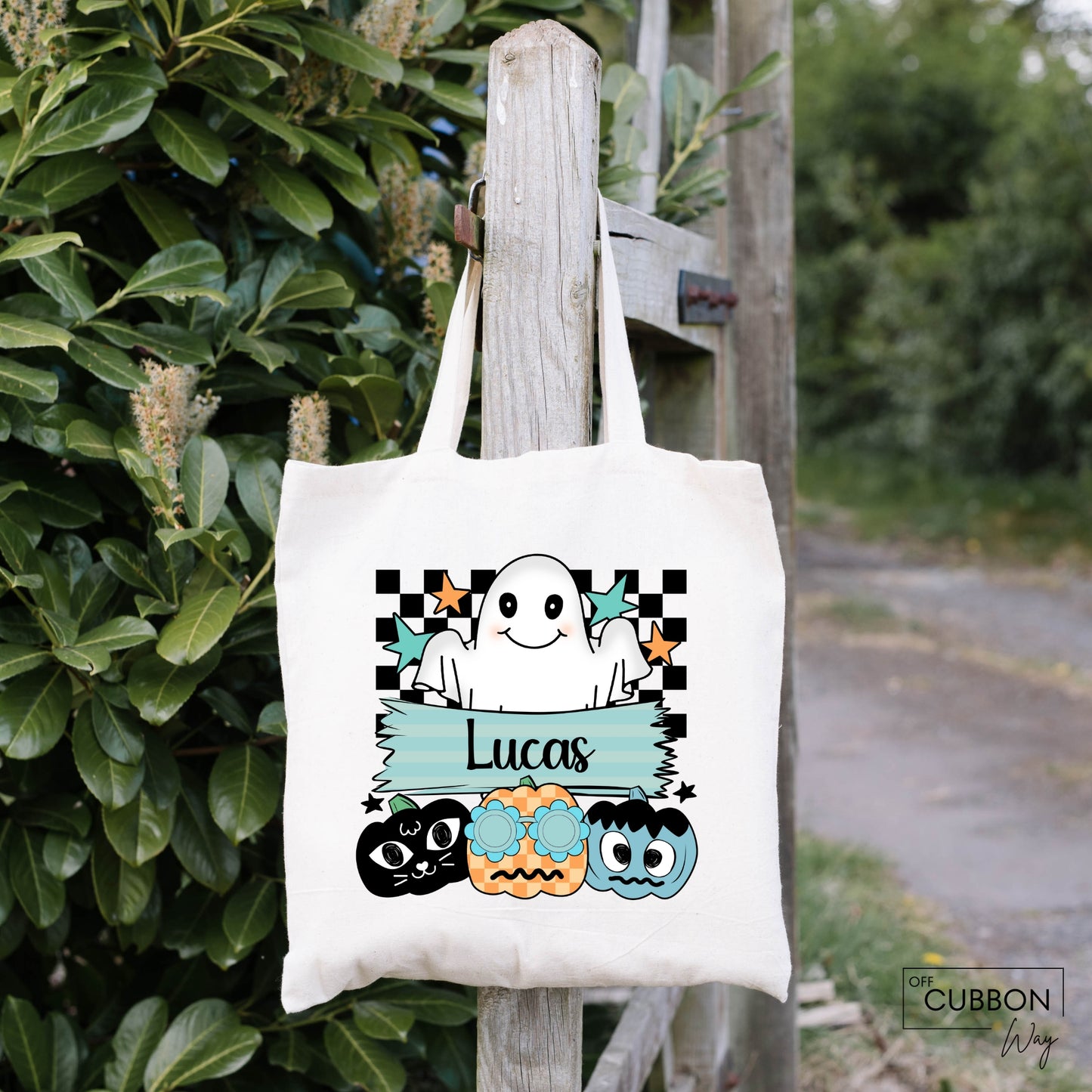 Trick or Treat Personalized Tote Bag
