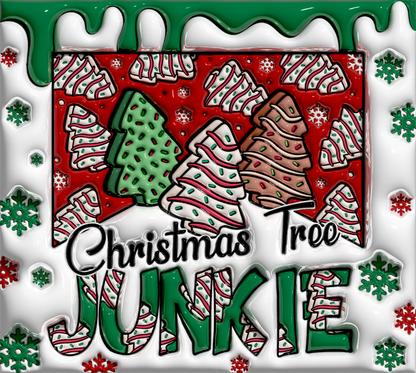 Christmas Tree Junkie Tumbler