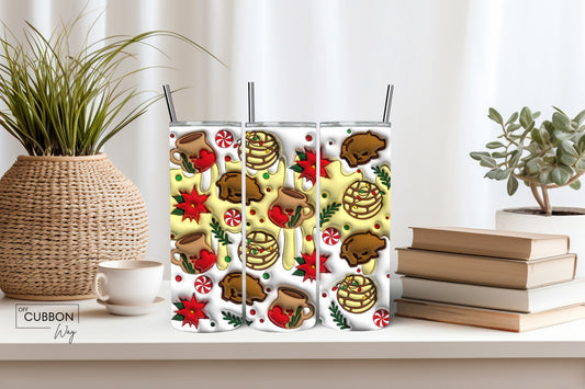 Holiday Concha & Coffee Tumbler