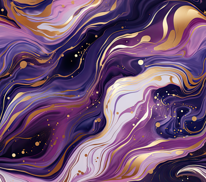 Purple & Gold Tumbler
