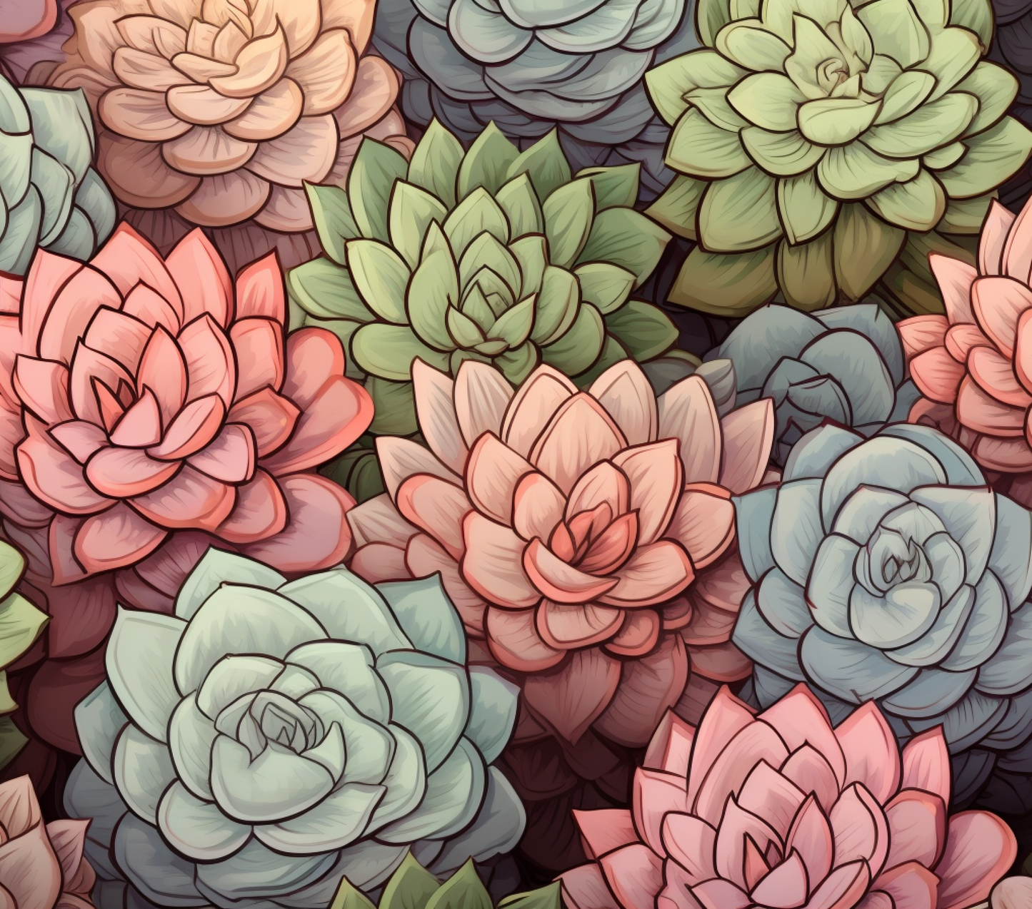 Succulent Arrangement Tumbler