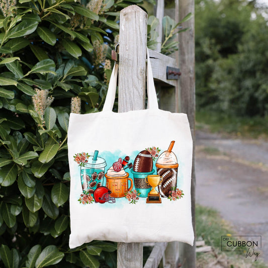 Football Drinks Tote Bag