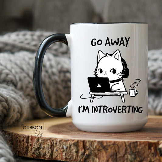 Go Away I'm Introverting Mug