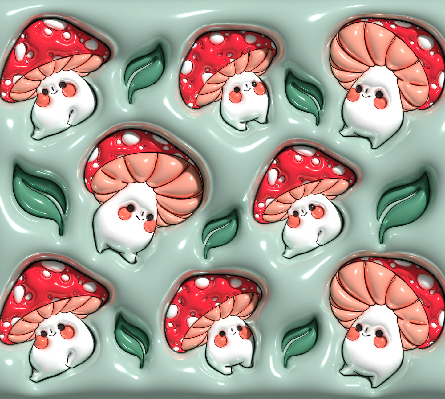 Happy Mushrooms Tumbler