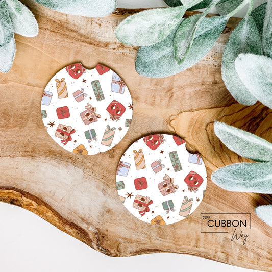 Retro Presents Car Coasters