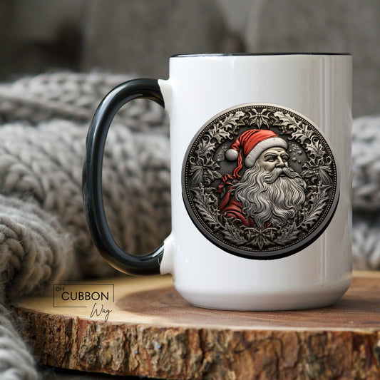 Metal Santa Mug
