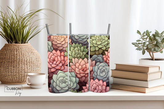 Succulent Arrangement Tumbler