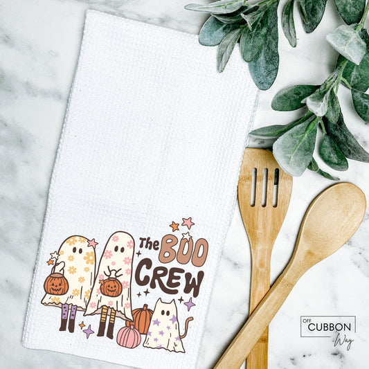 The Boo Crew Kitchen Tea Towel